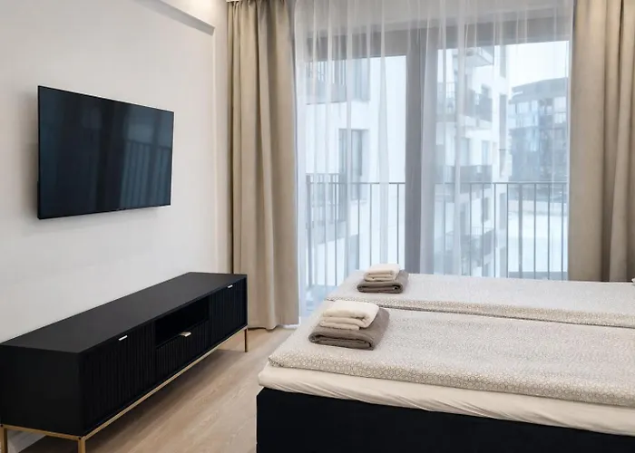 Apartament Be - żurawie - Shipyard, Center, Parking, Rooftop *